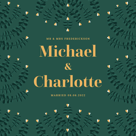 Bloom - Green and Gold