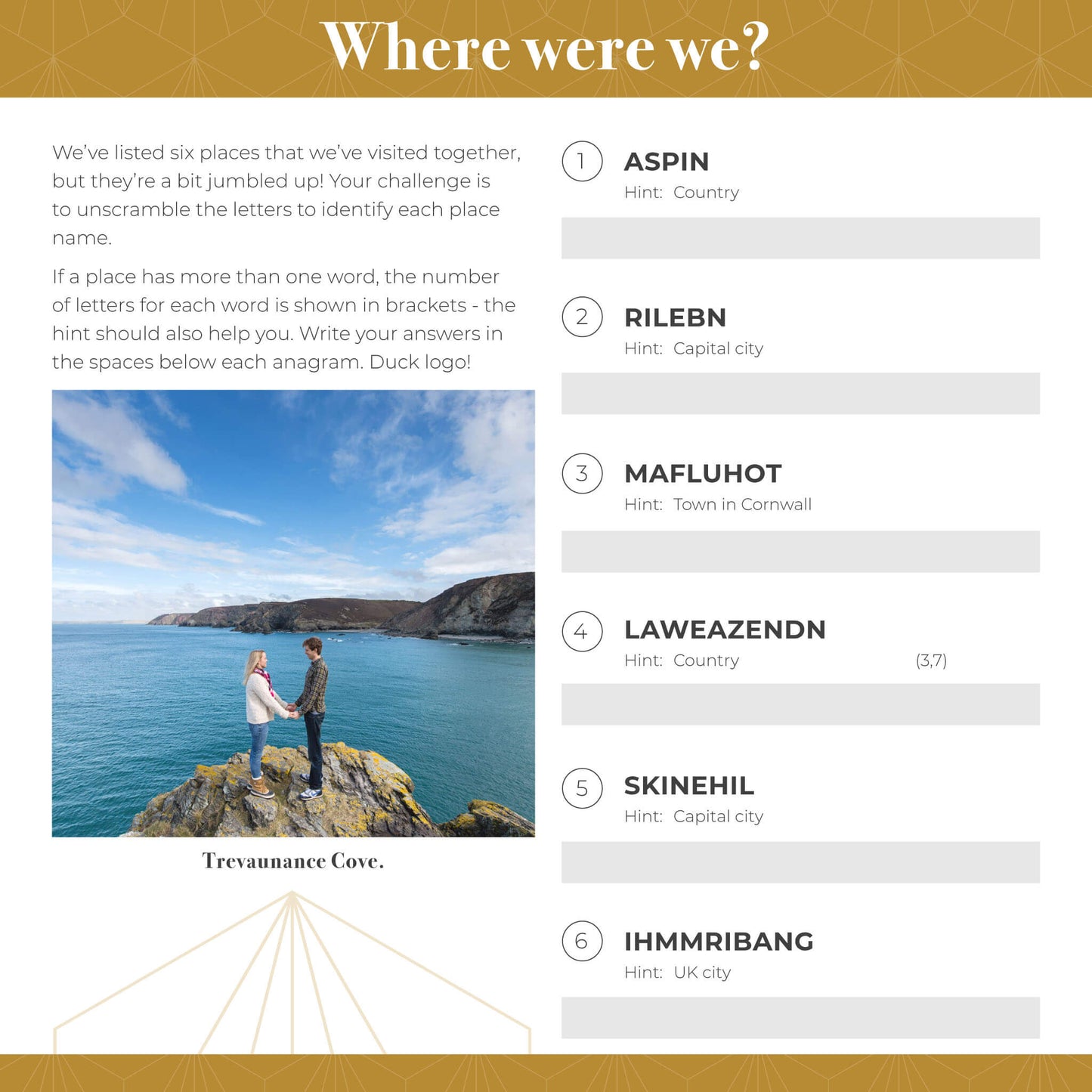 Eternal - Mustard, Sample Page