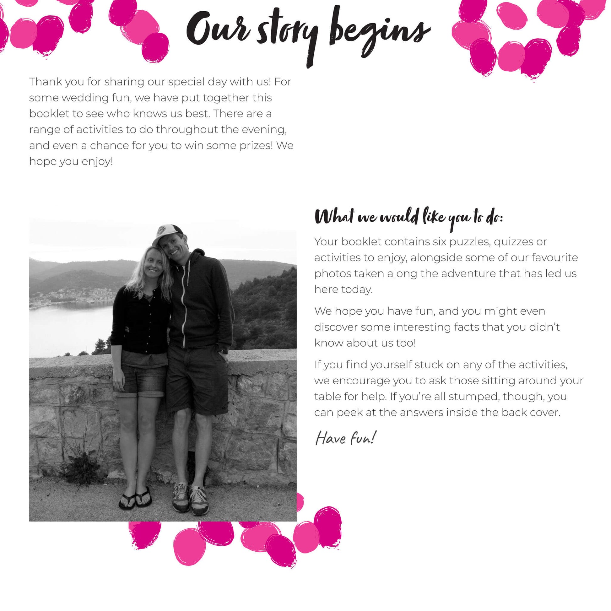 Flair - Neon, Sample Page