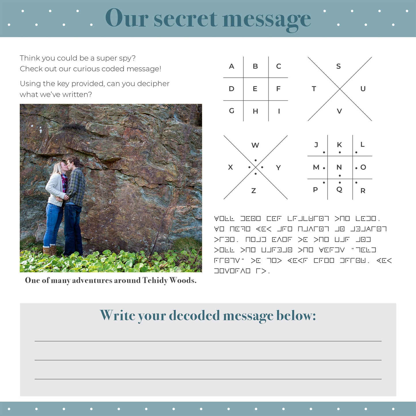 Infinite - Dusty Blue, Sample Page