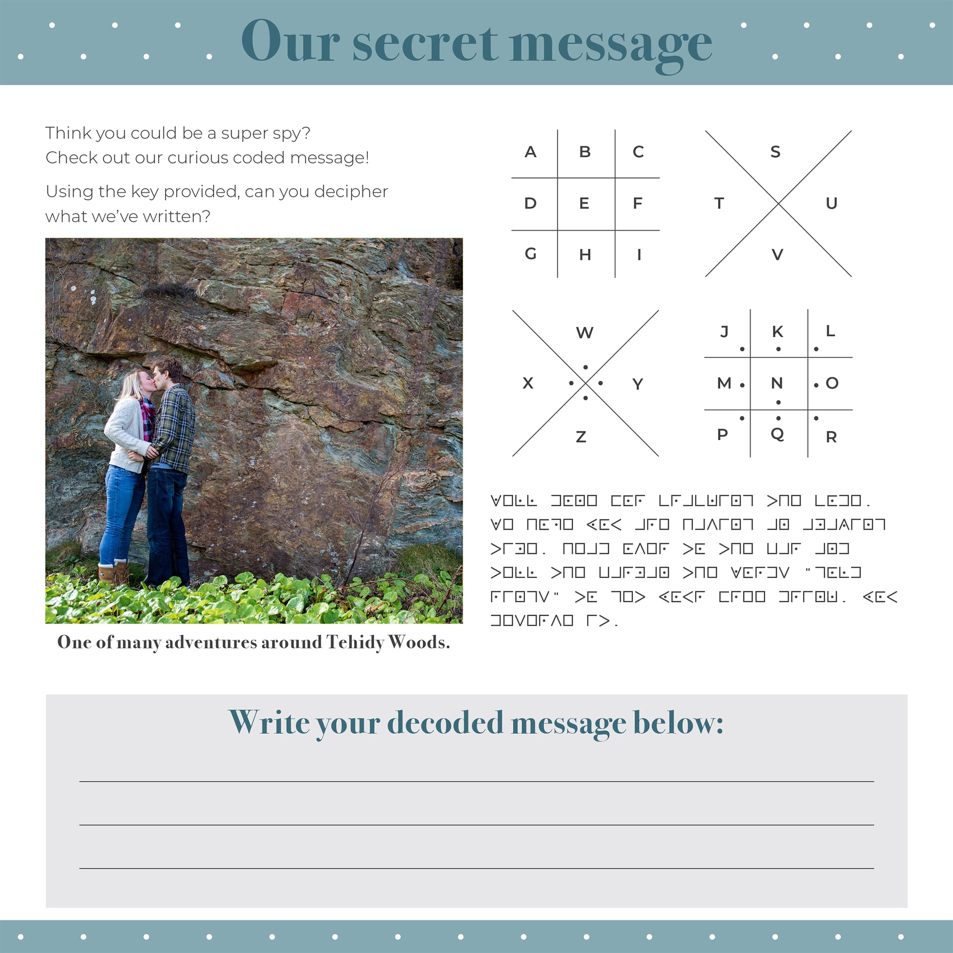 Infinite - Dusty Blue, Sample Page