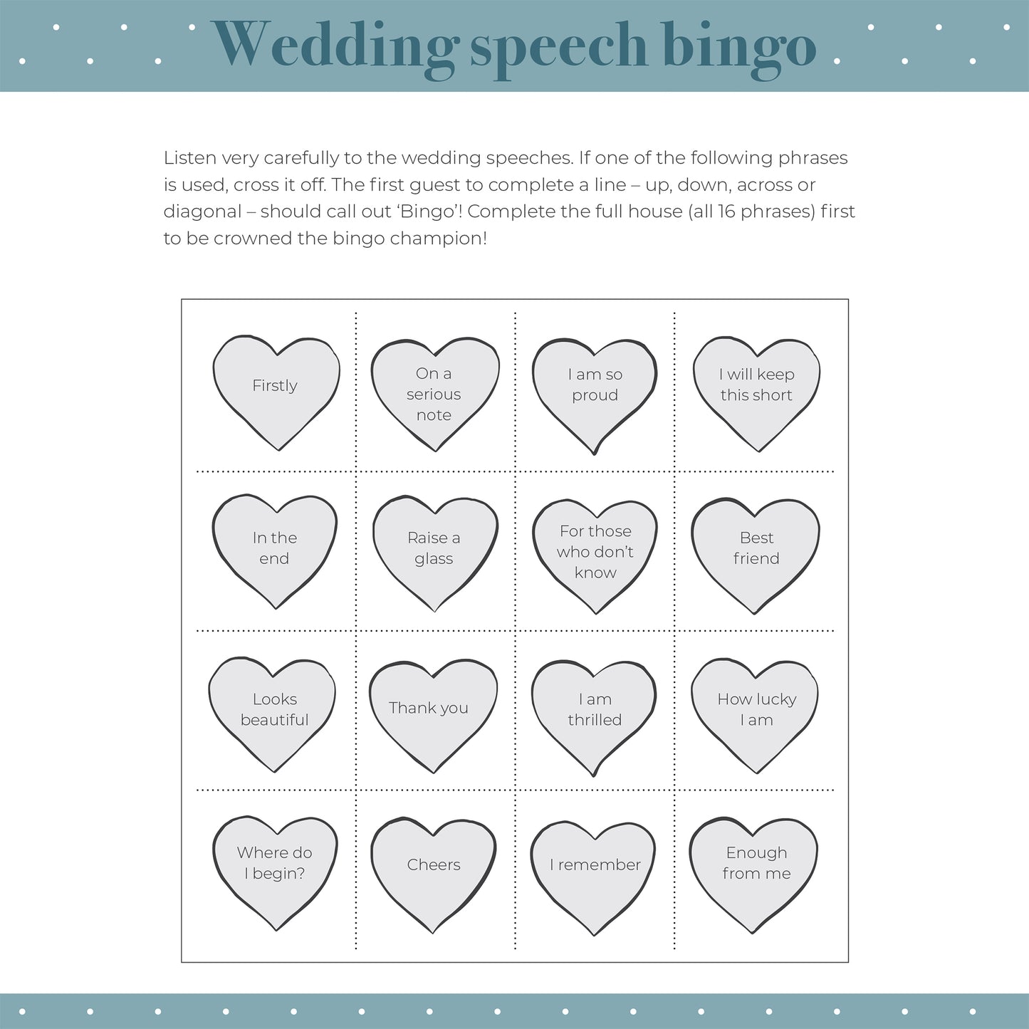 Infinite - Dusty Blue, Sample Page