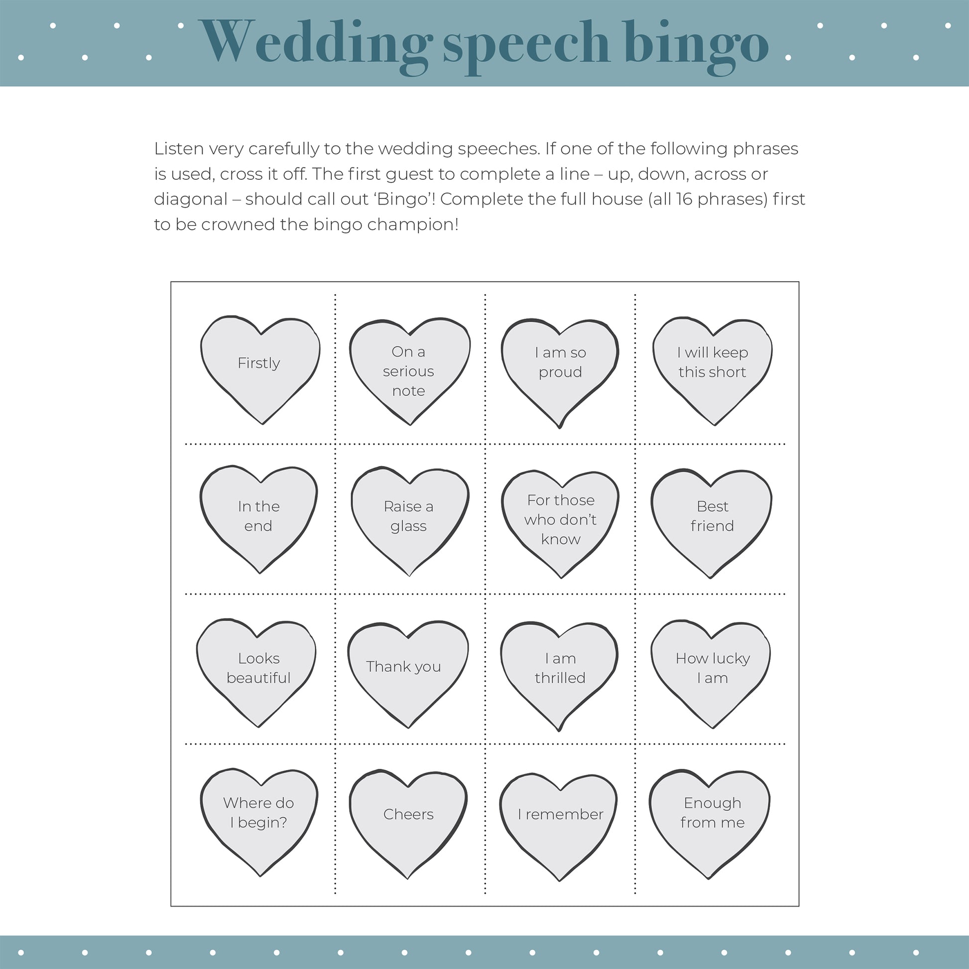 Infinite - Dusty Blue, Sample Page