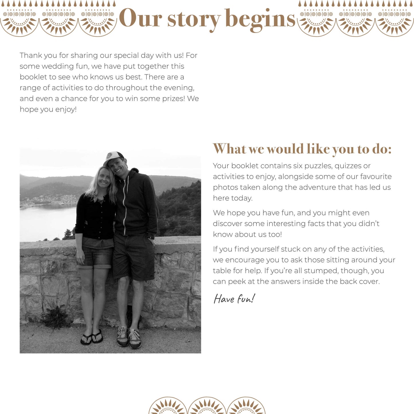 Lace - Organic, Sample Page