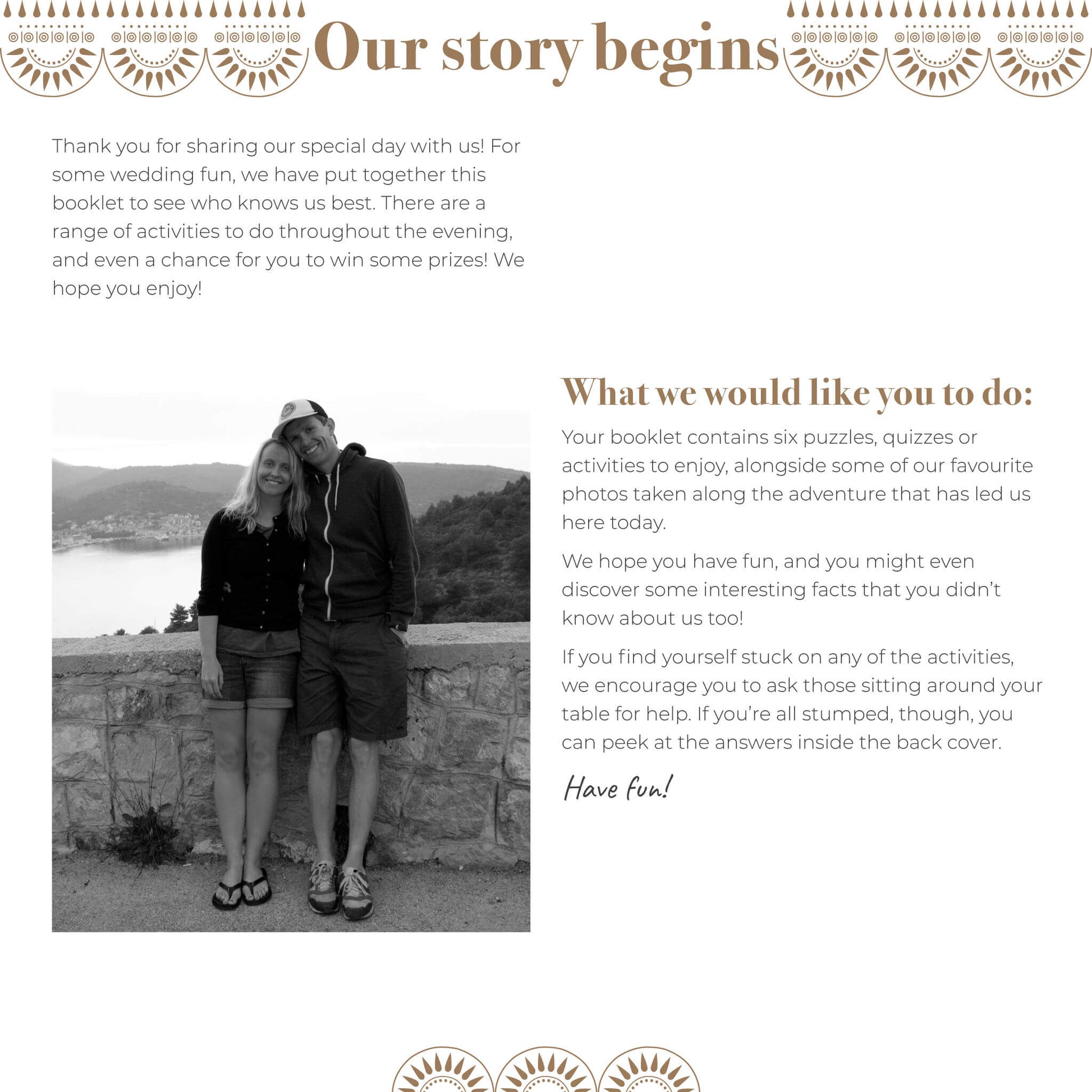 Lace - Organic, Sample Page