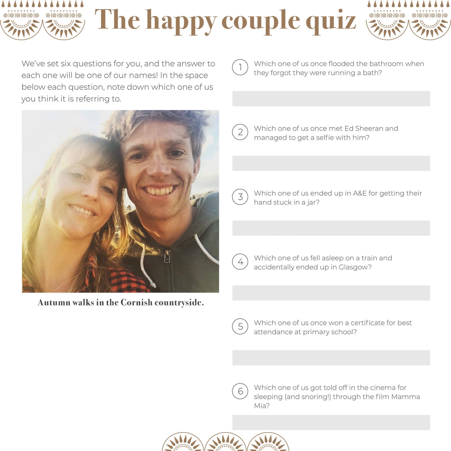 Lace - Organic, Sample Page