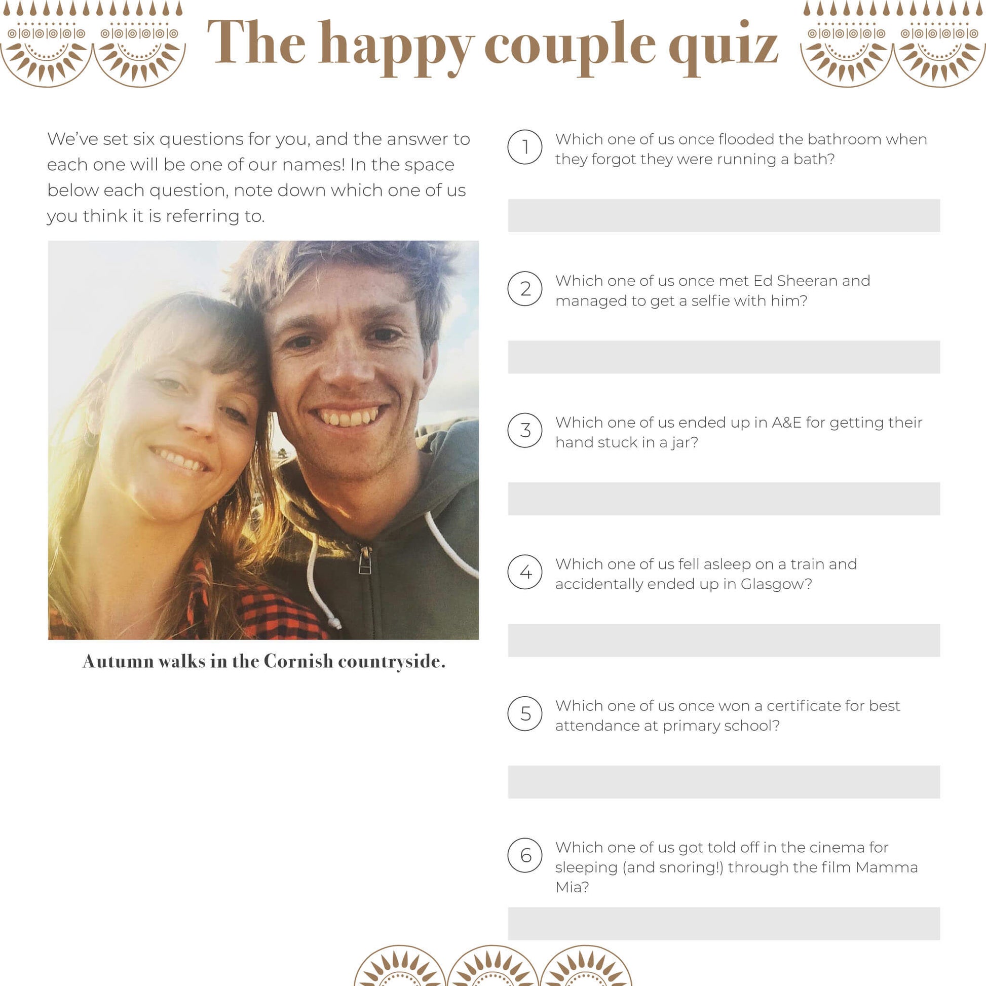 Lace - Organic, Sample Page