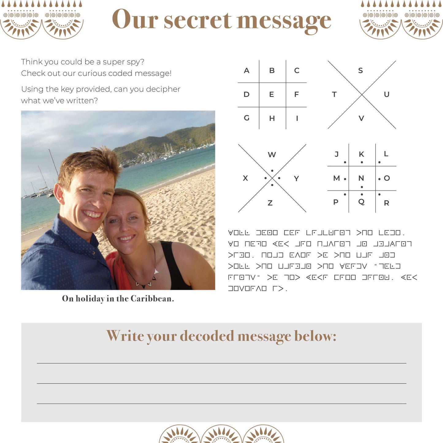 Lace - Organic, Sample Page