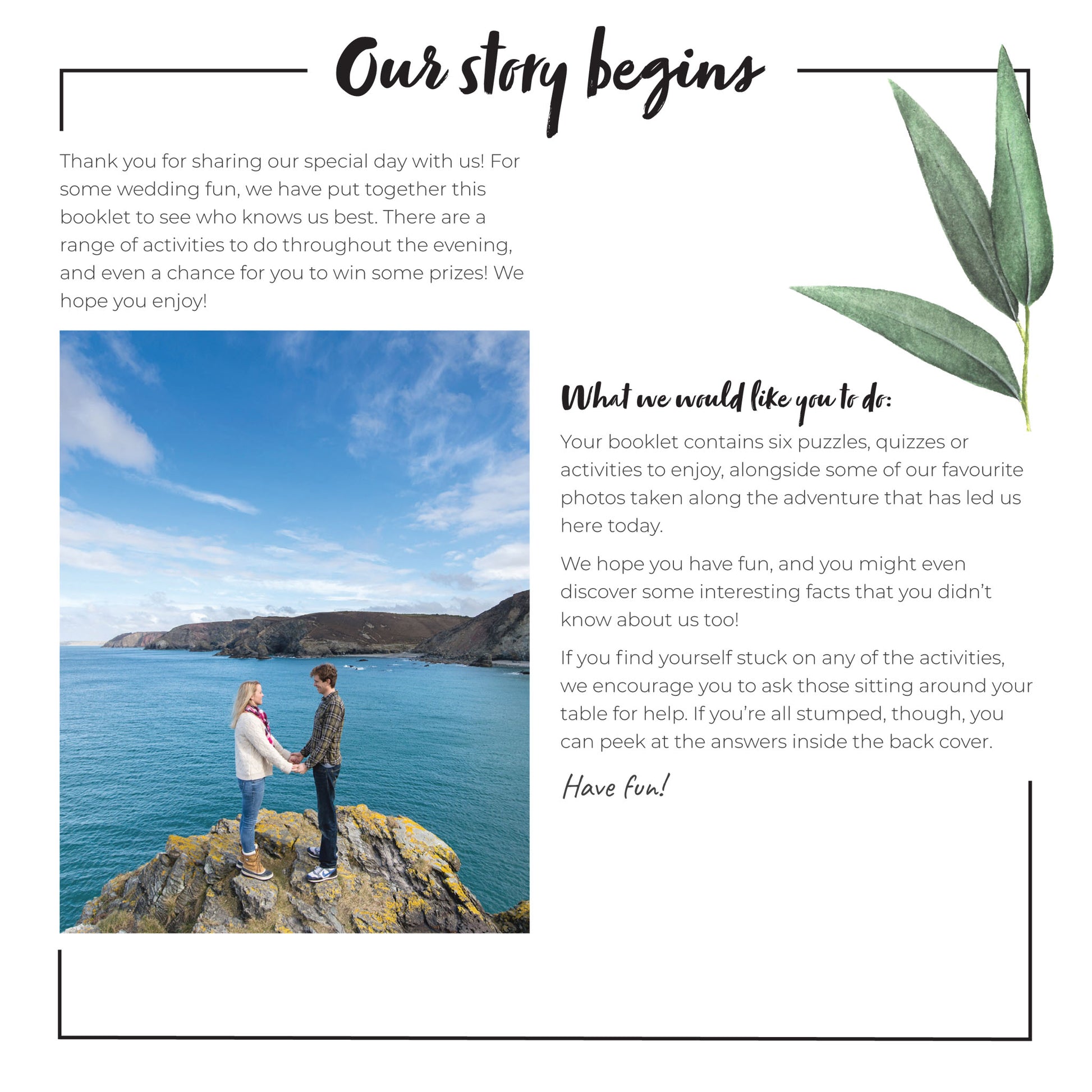 Minimalist - Neutral, Sample Page