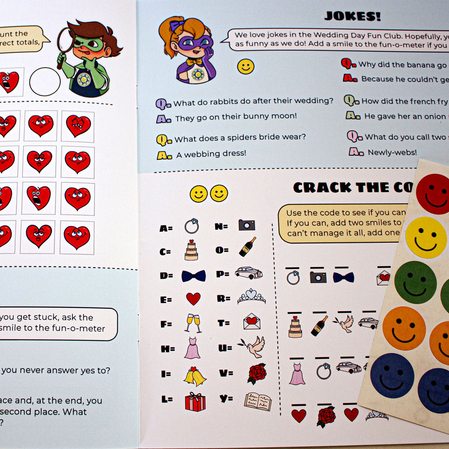 Children's Activity Pack - Welcome to the Wedding Day Fun Club!