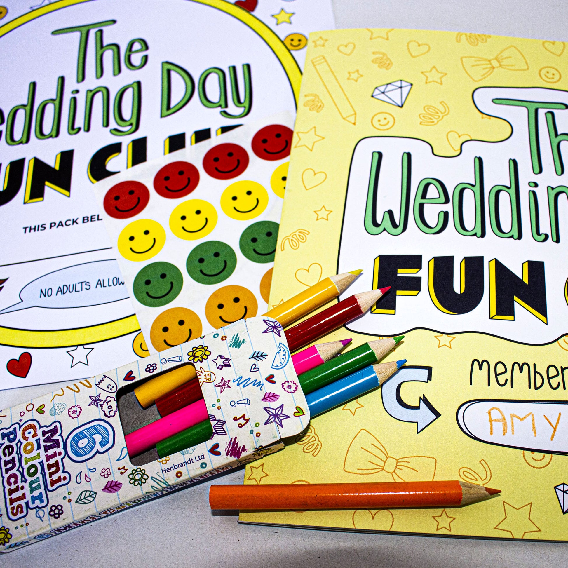 Children's Activity Pack - Welcome to the Wedding Day Fun Club!