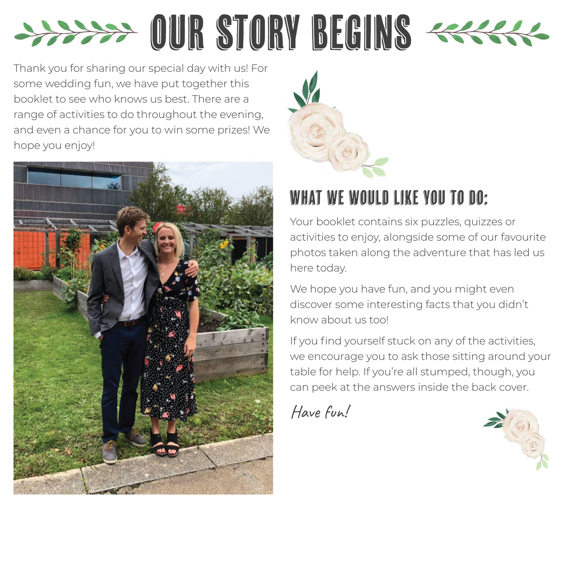 Woodland Roses - Cream, Sample Page