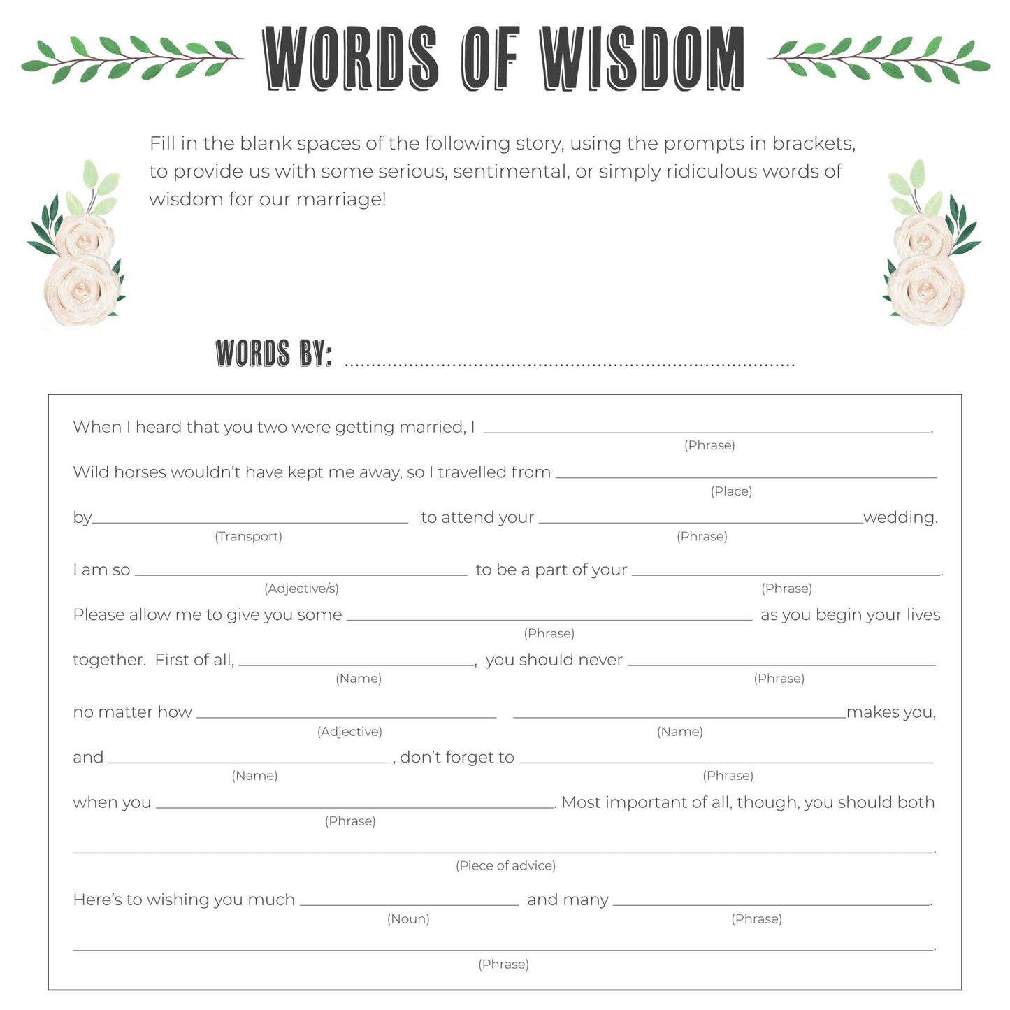 Woodland Roses - Cream, Sample Page