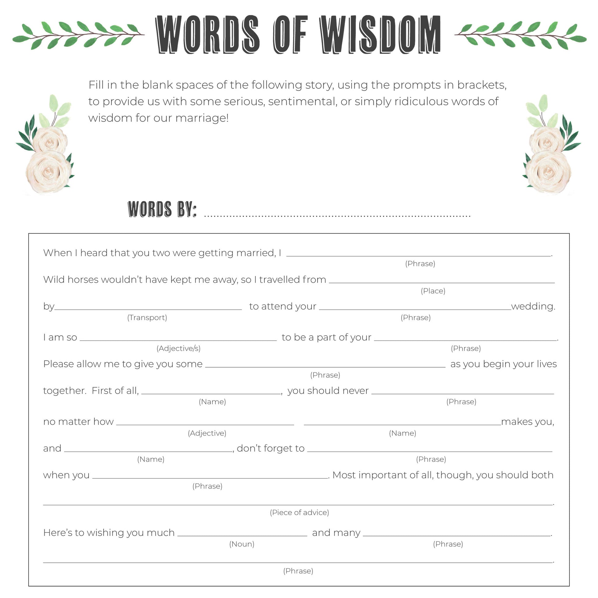 Woodland Roses - Cream, Sample Page