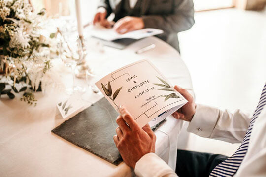 We wanted to go the proverbial extra mile, and really make the booklets special...